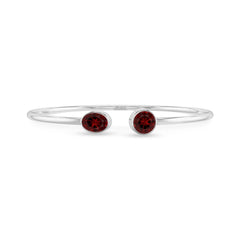 garnet cut bracelet