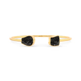 black tourmaline twister bracelet