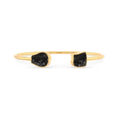 black tourmaline twister bracelet