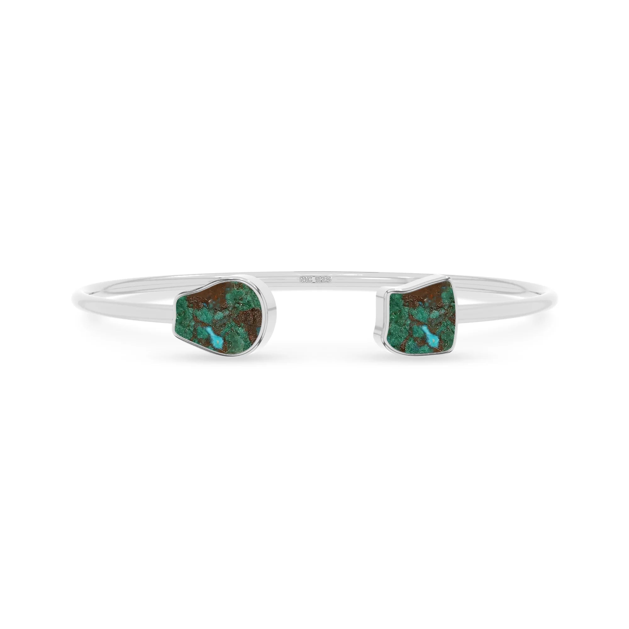 chrysocolla twister bracelet
