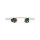 chrysocolla twister bracelet
