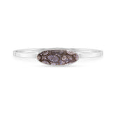 black fossil coral rough bracelet