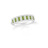 peridot prong-set ring
