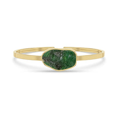 emerald rough bracelet