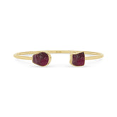 rhodolite garnet twister bracelet