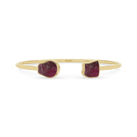 rhodolite garnet twister bracelet