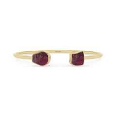 rhodolite garnet twister bracelet