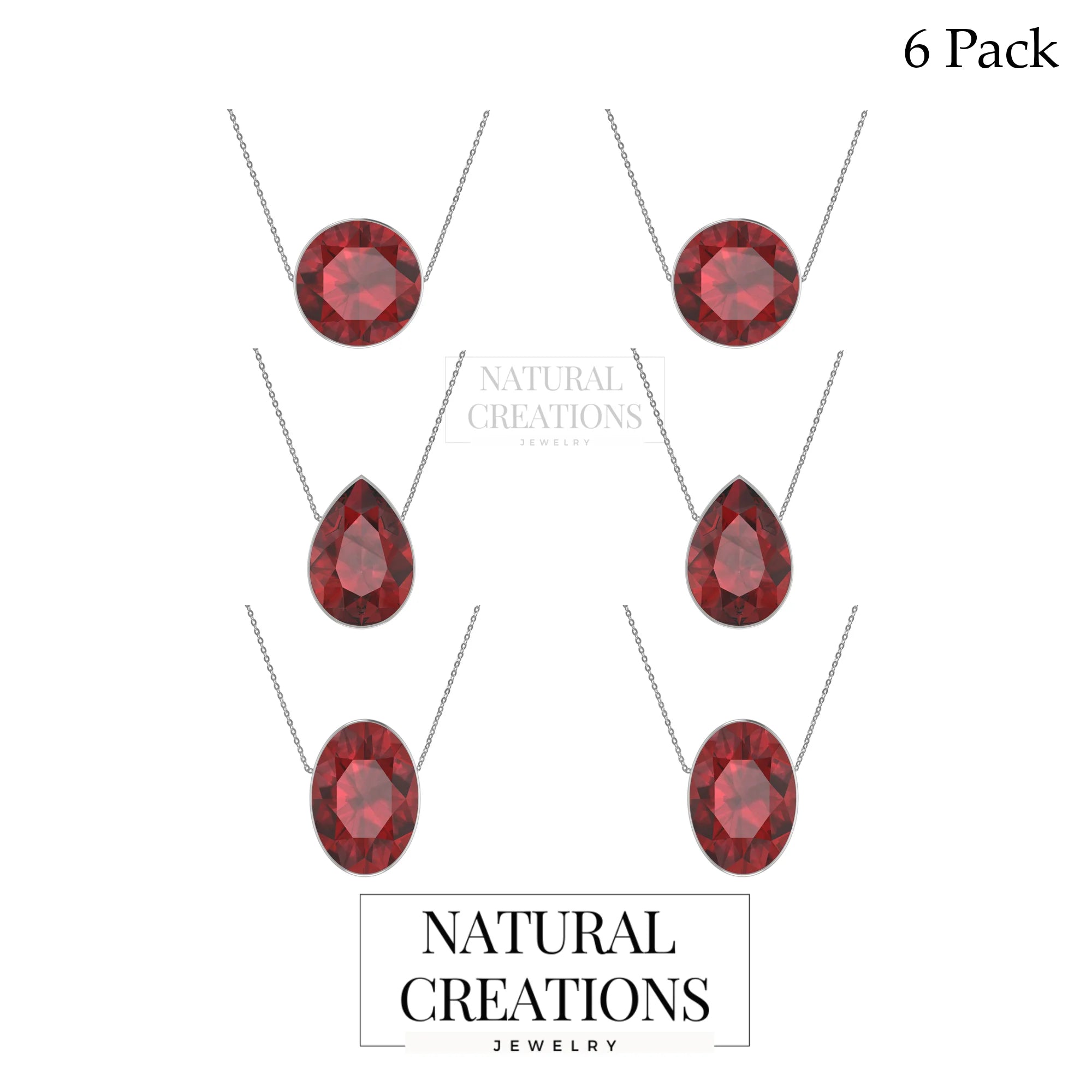 garnet pendant