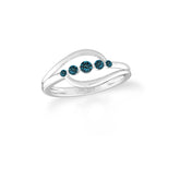 london blue topaz prong-set ring