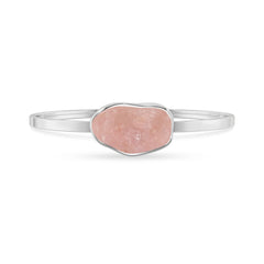 rose quartz rough bracelet