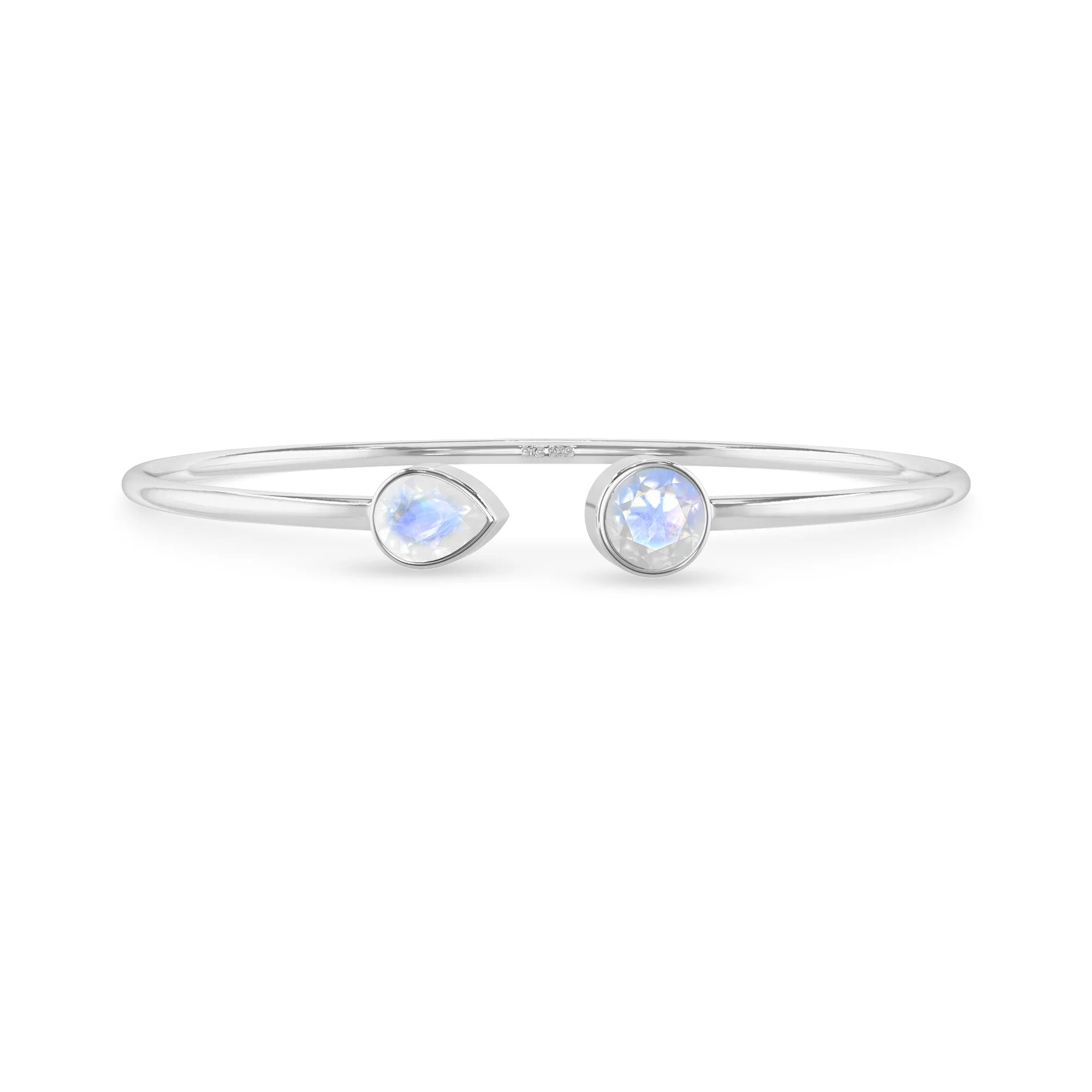 rainbow moonstone cut bracelet