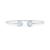 rainbow moonstone cut bracelet