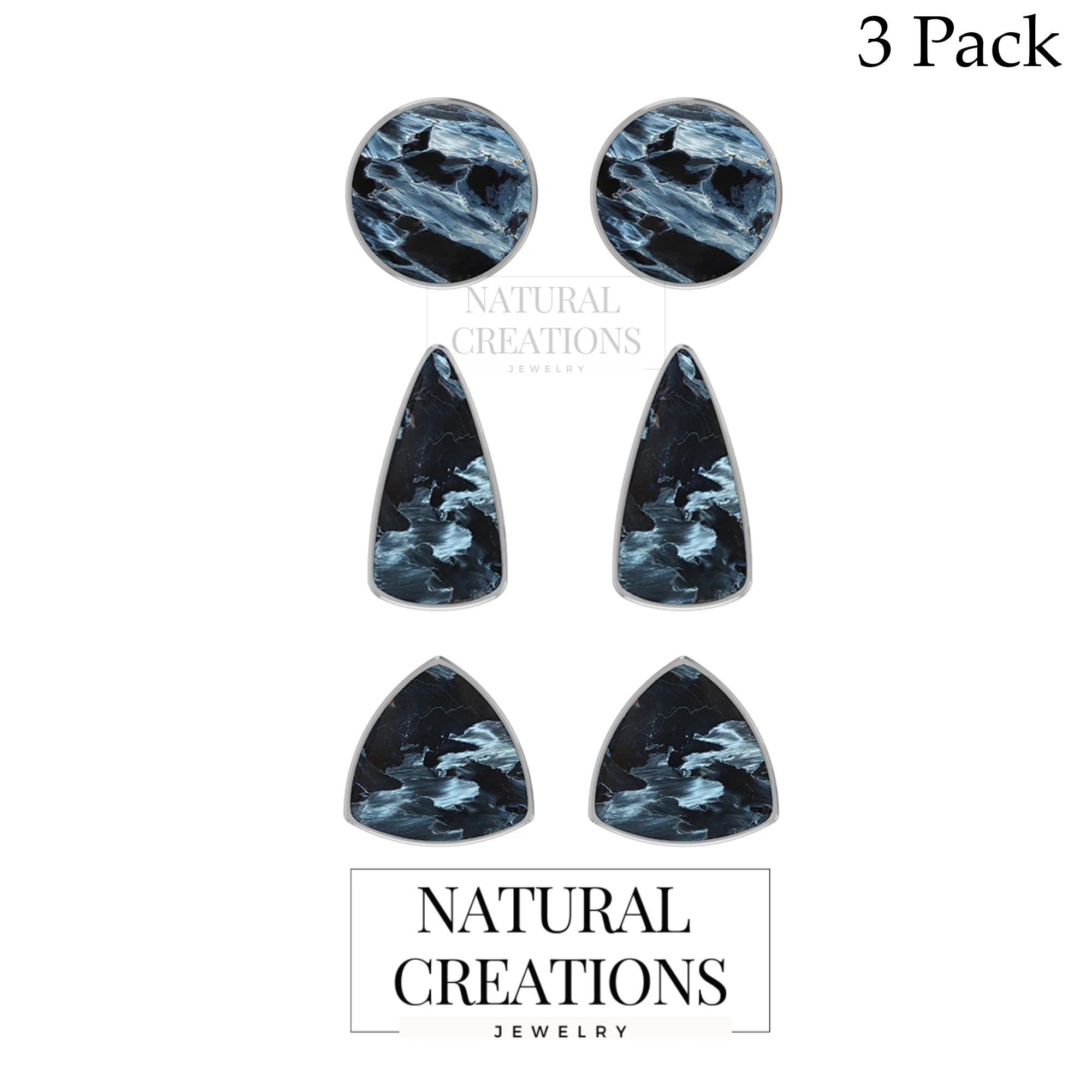 pietersite cab earrings