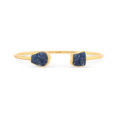 blue sapphire twister bracelet