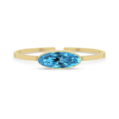 swiss-blue-topaz cut bracelet