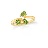 peridot prong-set ring
