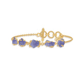 tanzanite rough bracelet