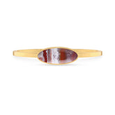crazy lace agate rough bracelet