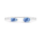 blue opal cab bracelet