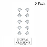 white topaz earrings