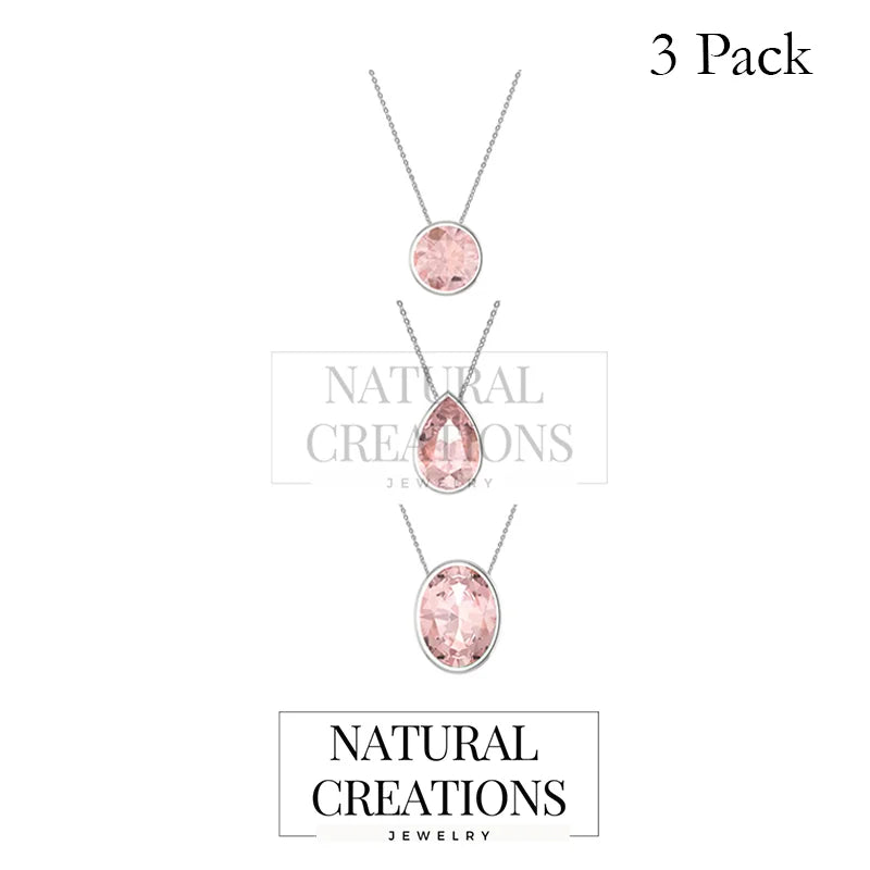 morganite pendant