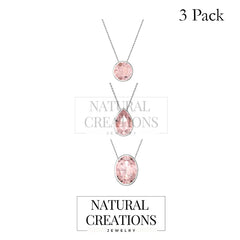 morganite pendant