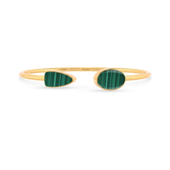 malachite cab bracelet