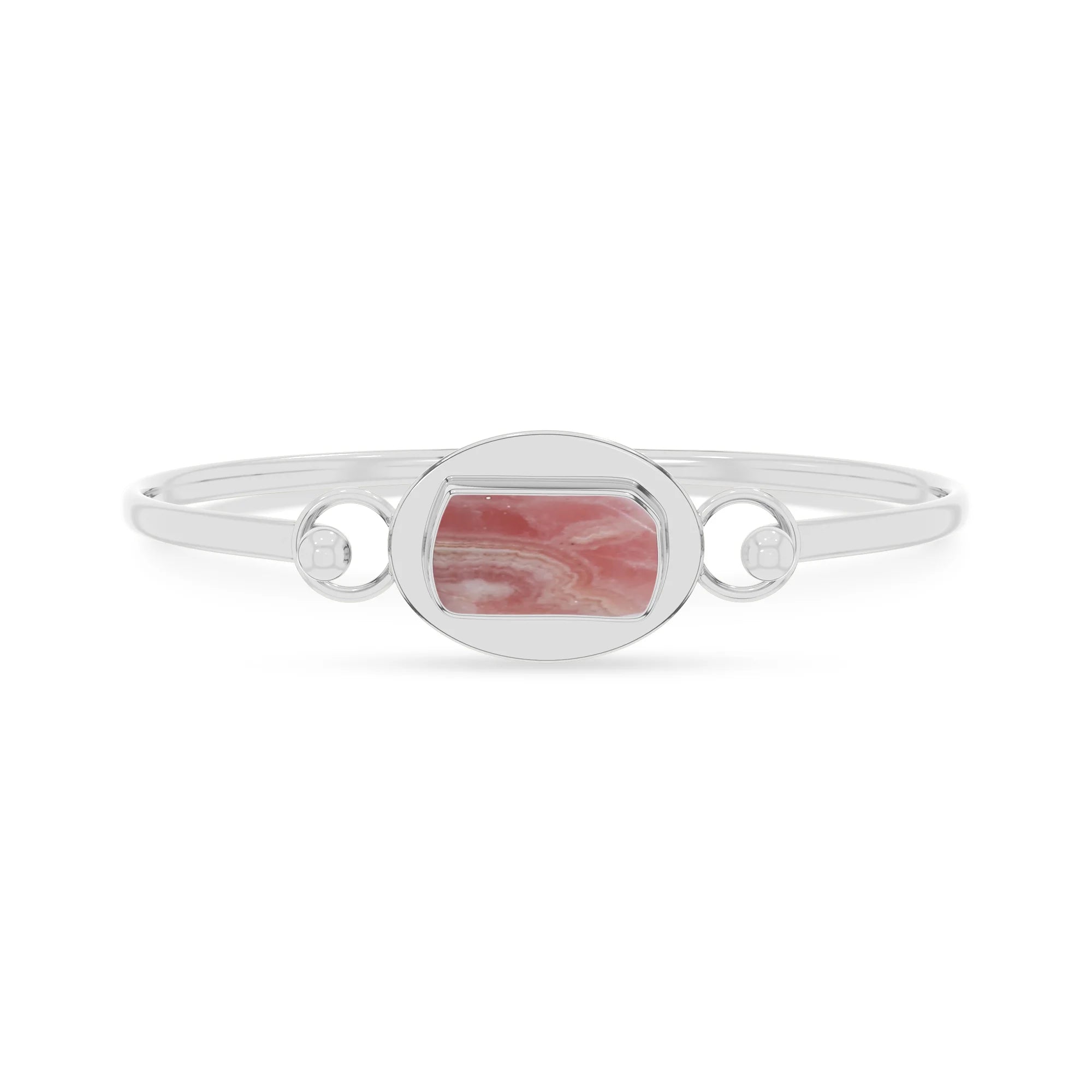 rhodochrosite rough bracelet
