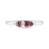 crazy lace agate rough bracelet