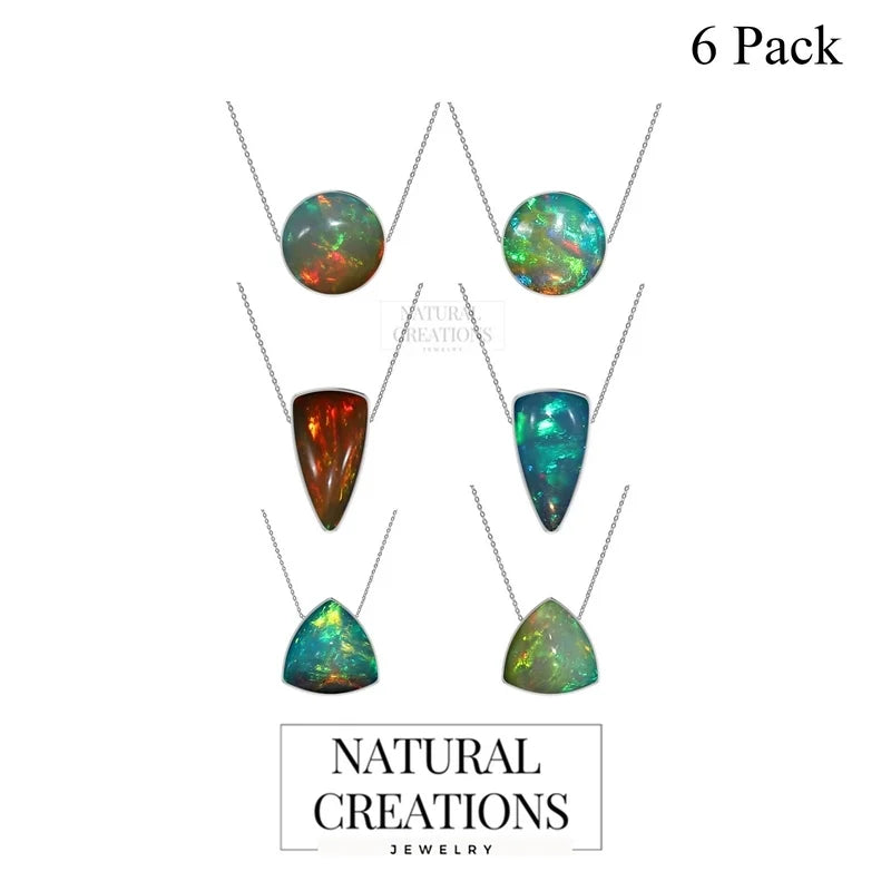 ethiopian opal pendant