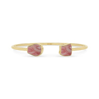 rhodochrosite twister bracelet