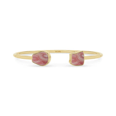 rhodochrosite twister bracelet