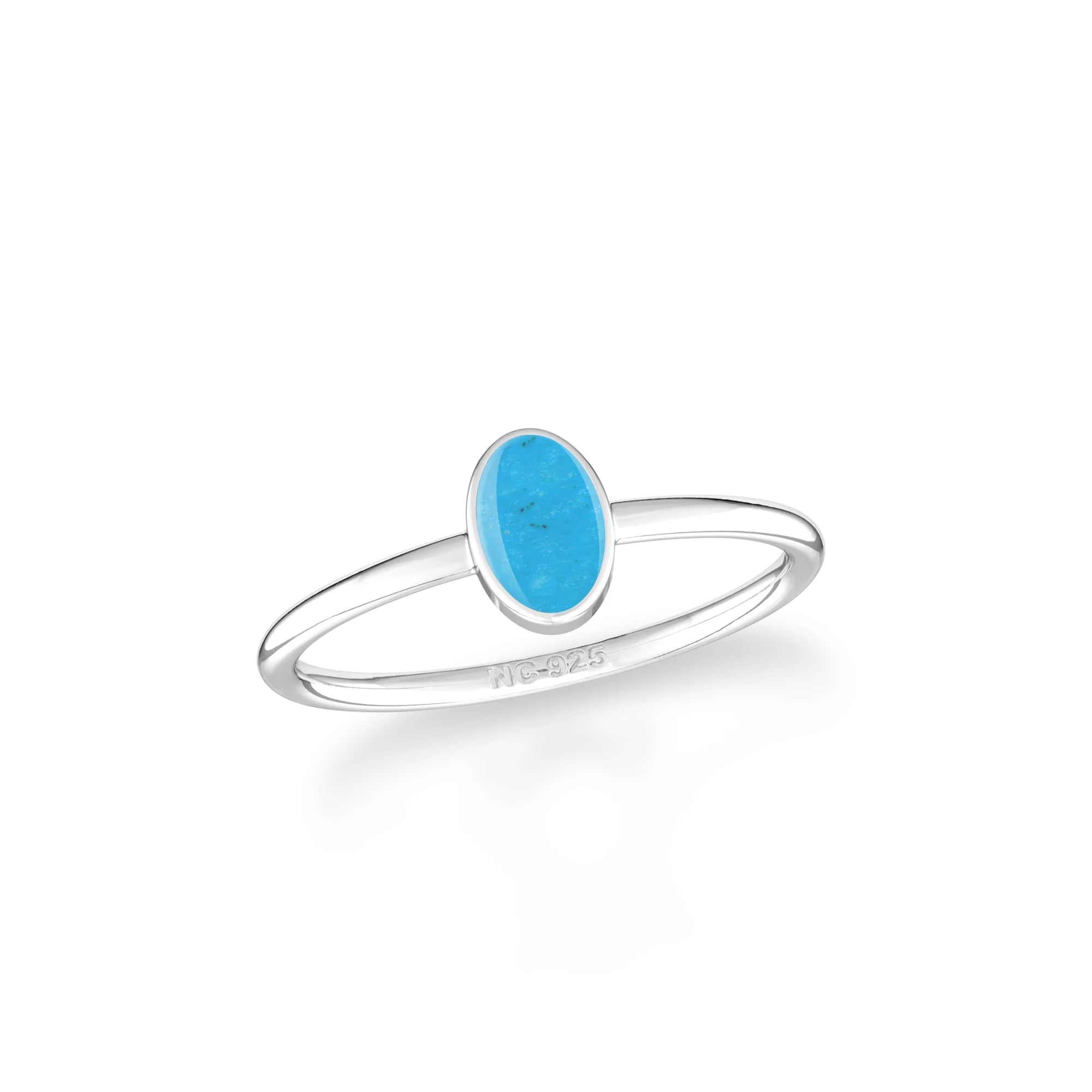 turquoise bezel-set ring