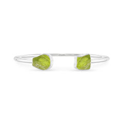 peridot twister bracelet