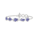 tanzanite rough bracelet