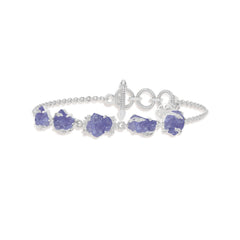 tanzanite rough bracelet