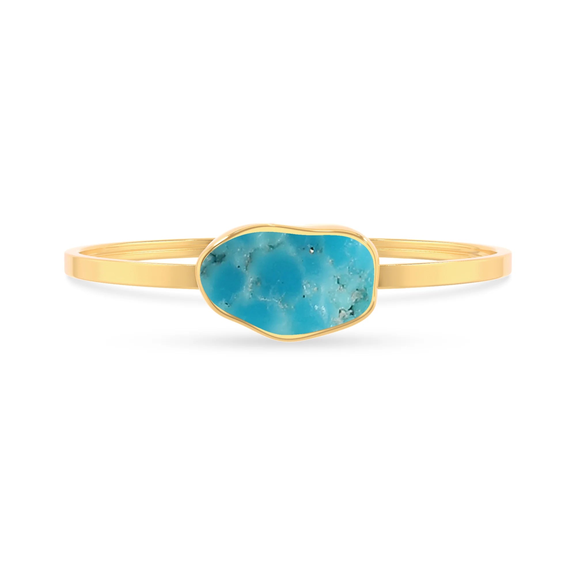turquoise rough bracelet