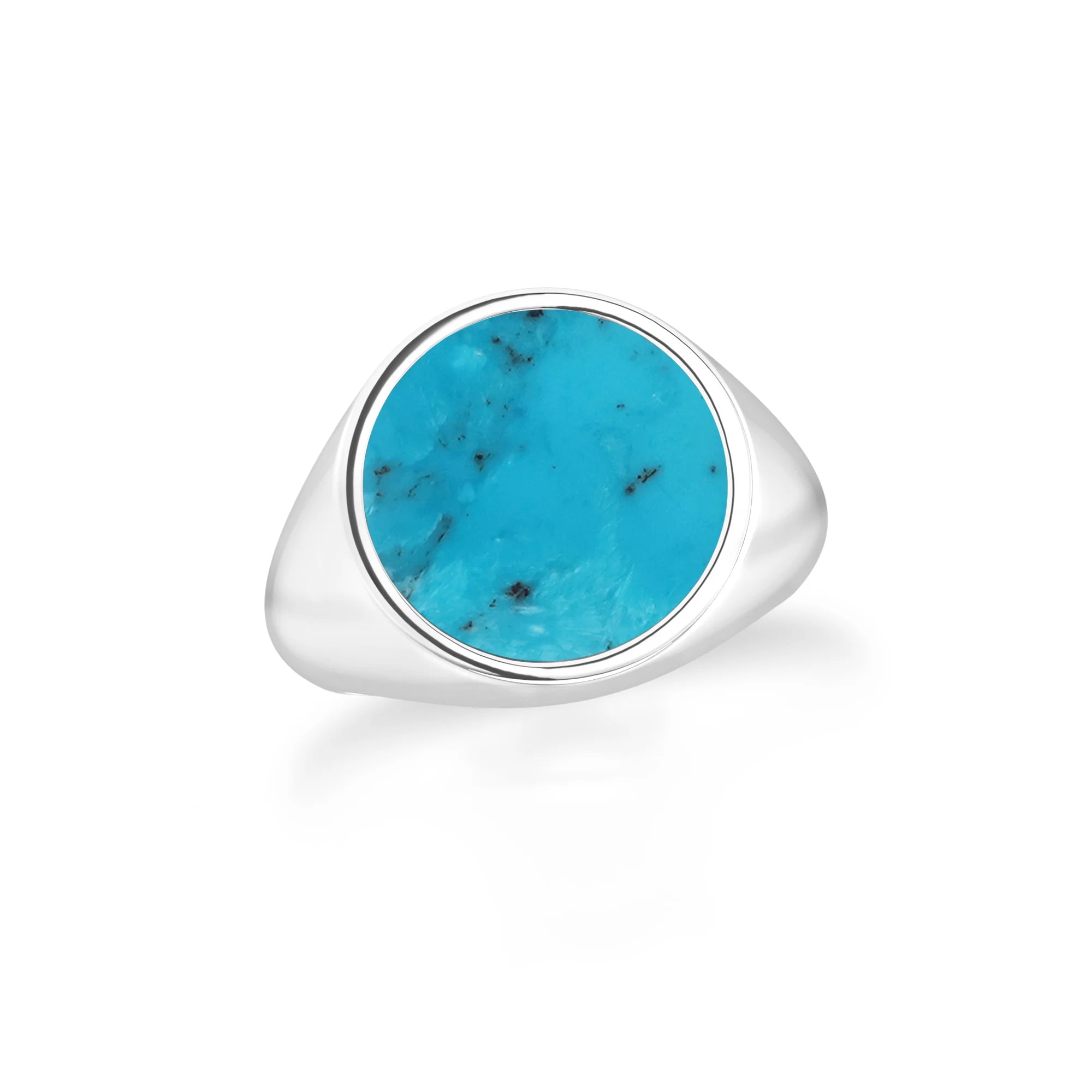 shattuckite mens bezel-set ring