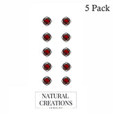 rhodolite garnet earrings