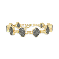 meteorite chain bracelet