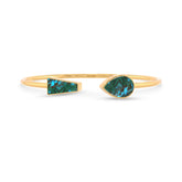 chrysocolla cab bracelet