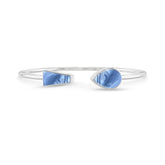blue opal cab bracelet
