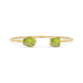 peridot twister bracelet