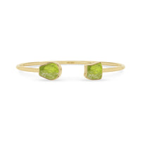peridot twister bracelet
