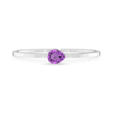 amethyst cut bracelet