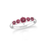 natural pink tourmaline rings
