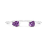 amethyst twister bracelet