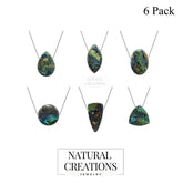 azurite malachite pendant