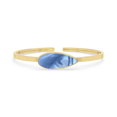blue opal rough bracelet
