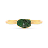 emerald rough bracelet